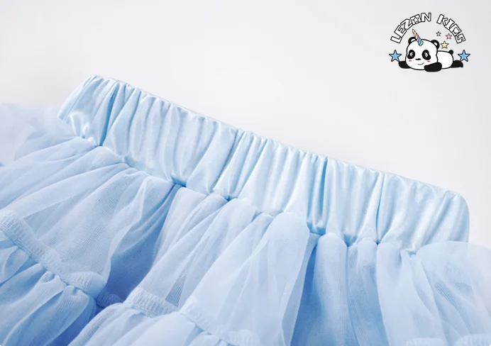LEZONKIDS - Saia Tutu para Meninas Verão Roupas Infantís Saia Plissada